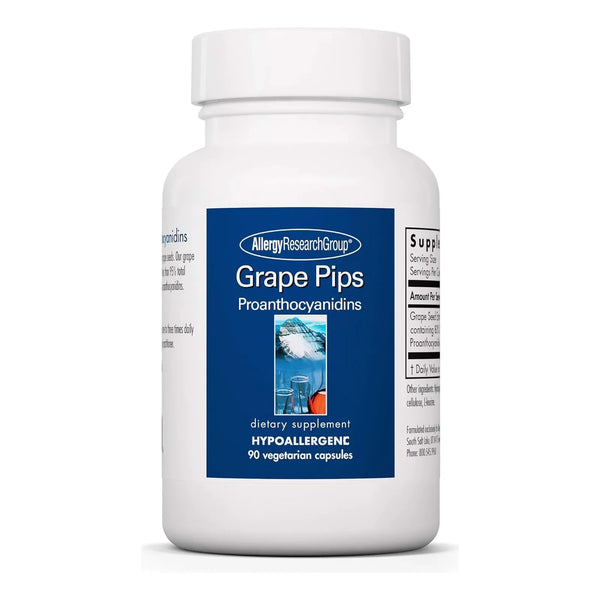 Extracto De Semilla De Uva Proantocianidinas Polifenoles Orgánico 300 Mg 90 Cápsulas