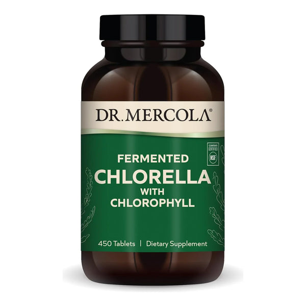 Chlorella Fermentada Con Clorofila Dr Mercola 450 Tabletas Suplemento Salud Cardiovascular