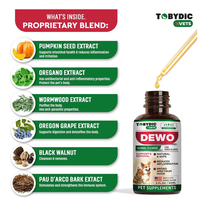 Defensa Intestinal Natural Para Gatos Y Perros Líquido Herba Apoyo Digestivo