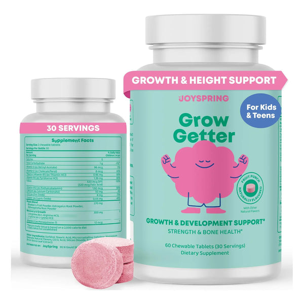 Vitaminas De Crecimiento Adolescentes Apoyo Altura Nutriente Huesos Fuertes