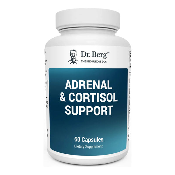 Cápsulas Suprarrenales Dr Berg Regula Cortisol Reduce Estrés Mejora Enfoque Y Estado De Ánimo