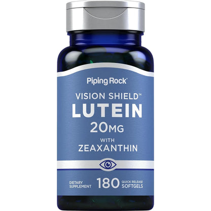Suplemento De Luteína Y Zeaxantina 20 Mg 180 Cápsulas Blandas Protección Ocular