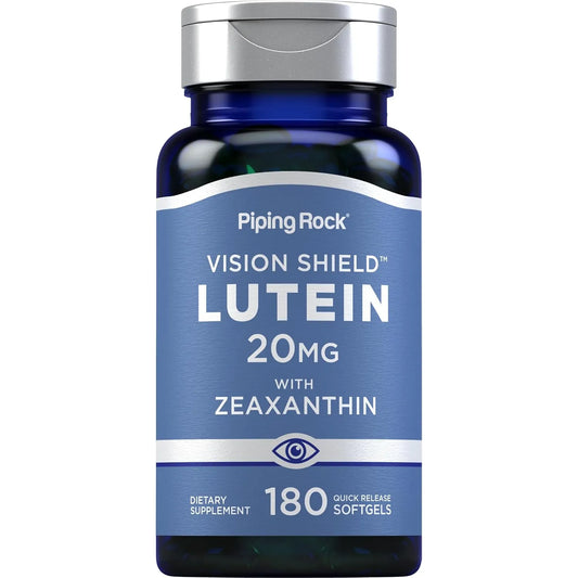 Suplemento De Luteína Y Zeaxantina 20 Mg 180 Cápsulas Blandas Protección Ocular