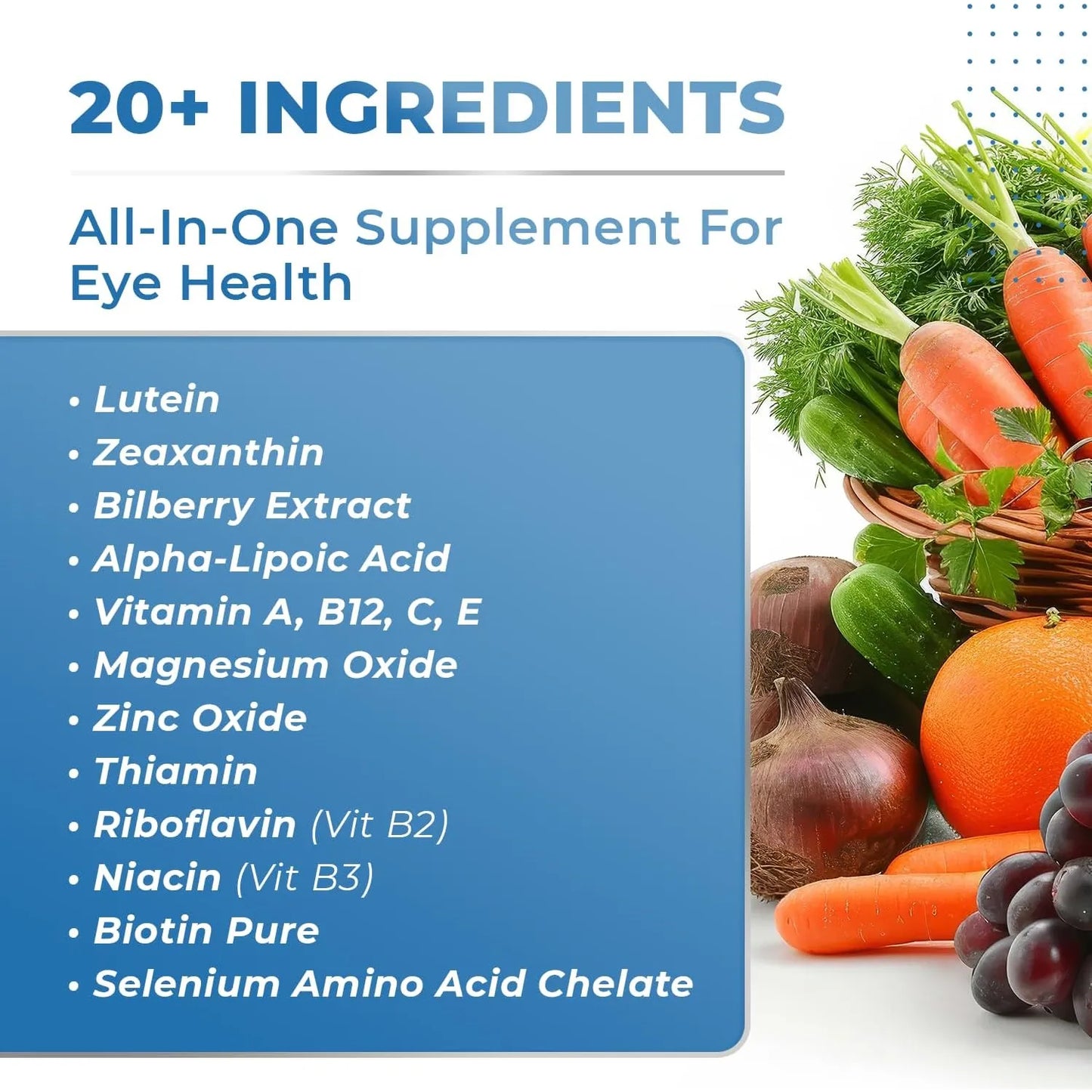 Vitaminas Para La Visión Con Luteína Y Zeaxantina Sight Easy 60 Cápsulas