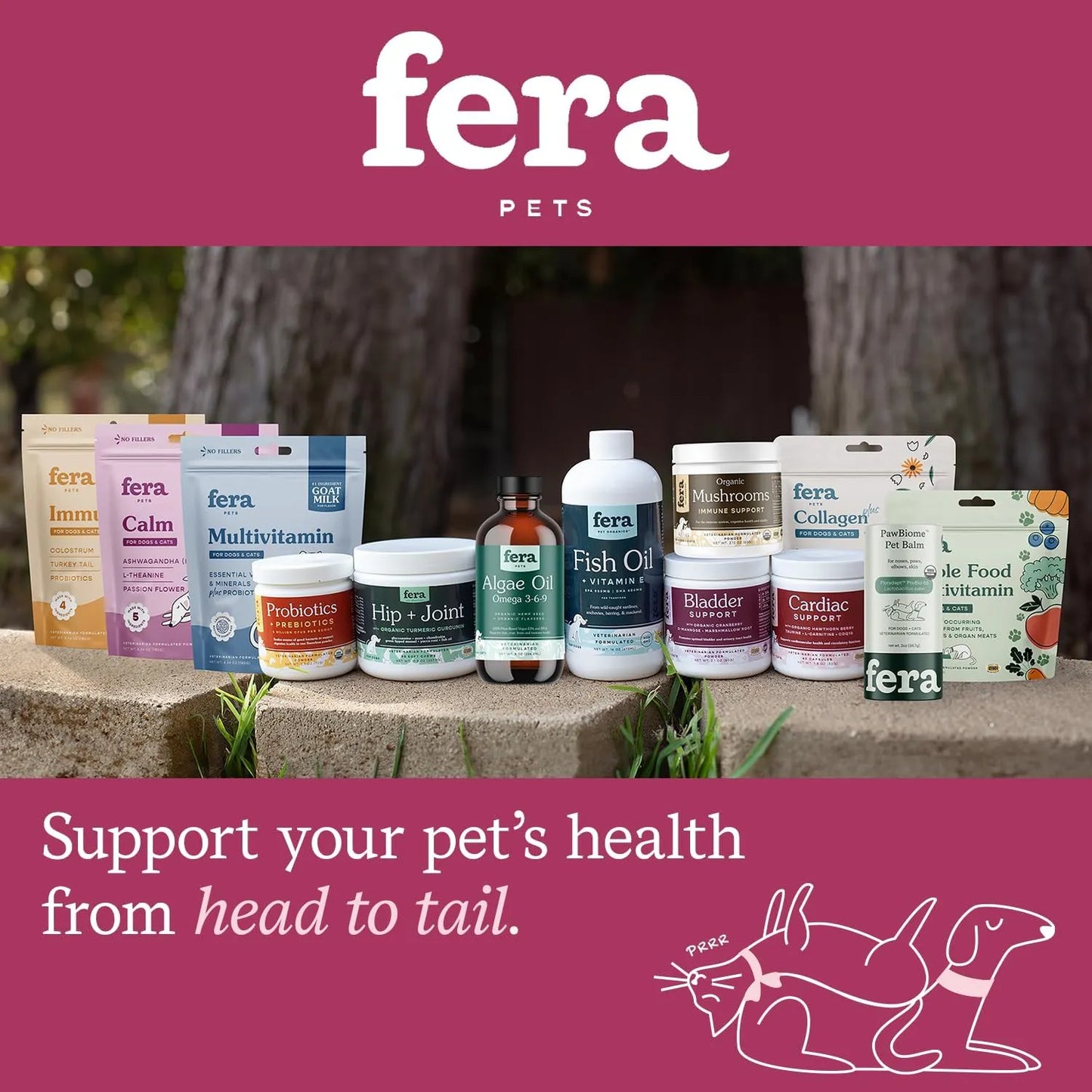 Leche De Cabra Para Gatos Y Perros Hidratante Con Colágeno Fera Pet Organics