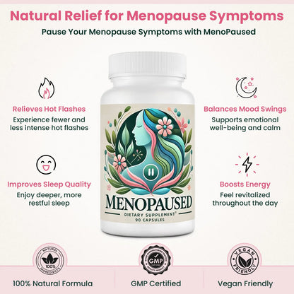 Suplemento Menopausia Alivia Sofocos Sudores Nocturnos Cambios De Humor Multisintoma Natural