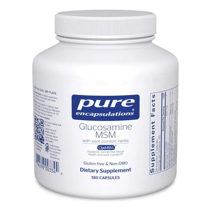 Capsulas De Glucosamina Msm Soporte Articular 180 Unidades Movilidad