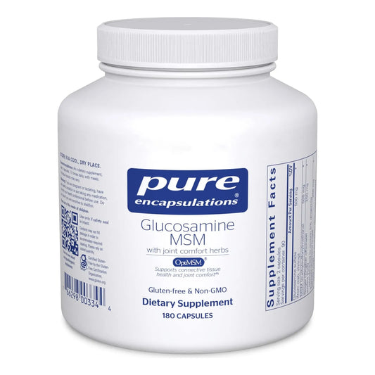 Capsulas De Glucosamina Msm Soporte Articular 180 Unidades Movilidad