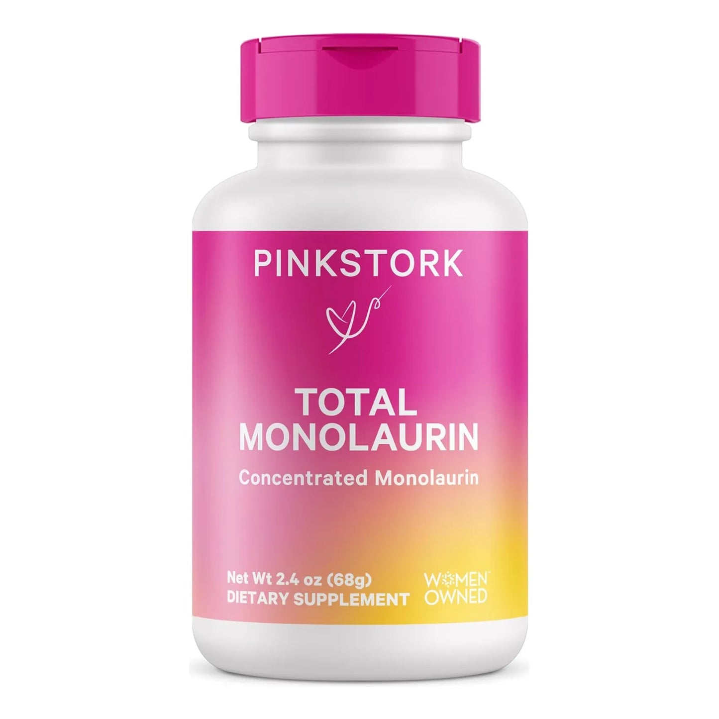 Monolaurina Pink Stork Suplemento Salud Intestinal E Inmunologico 24 Onzas