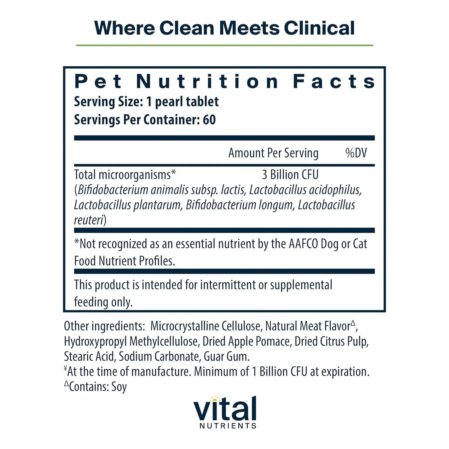 Probióticos Para Perros Y Gatos Tabletas Masticables Pequeñas Hyperbiotics Pro Pets