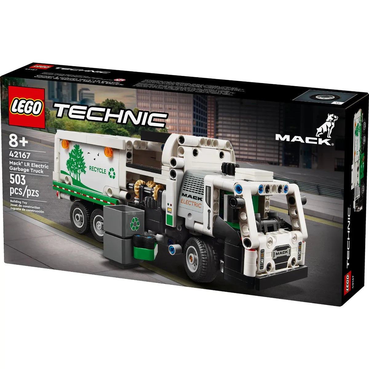 Set Lego Technic 42167 Camion De Residuos Mack 503pz Con App Control