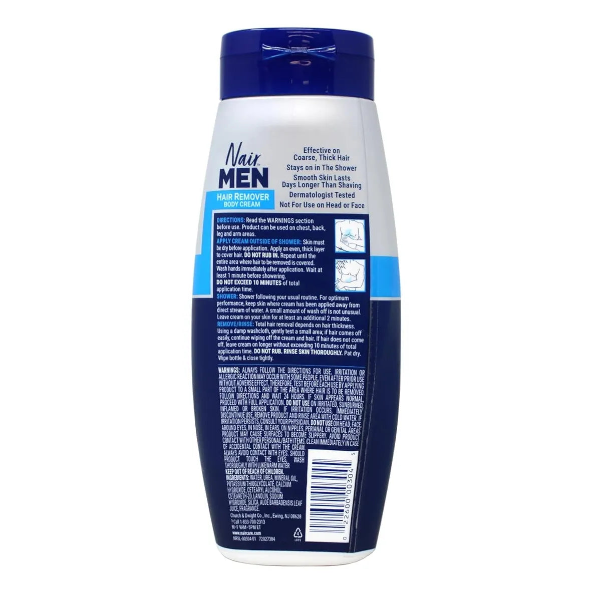 Nair Men Crema Depiladora Para Hombres 368 G X 2 Und Piel Suave Sin Dolor