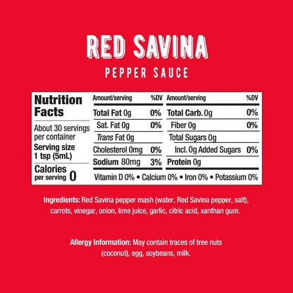 Salsa Picante Artesanal De Pimiento Rojo Savina Con Habanero Intenso Y Natural