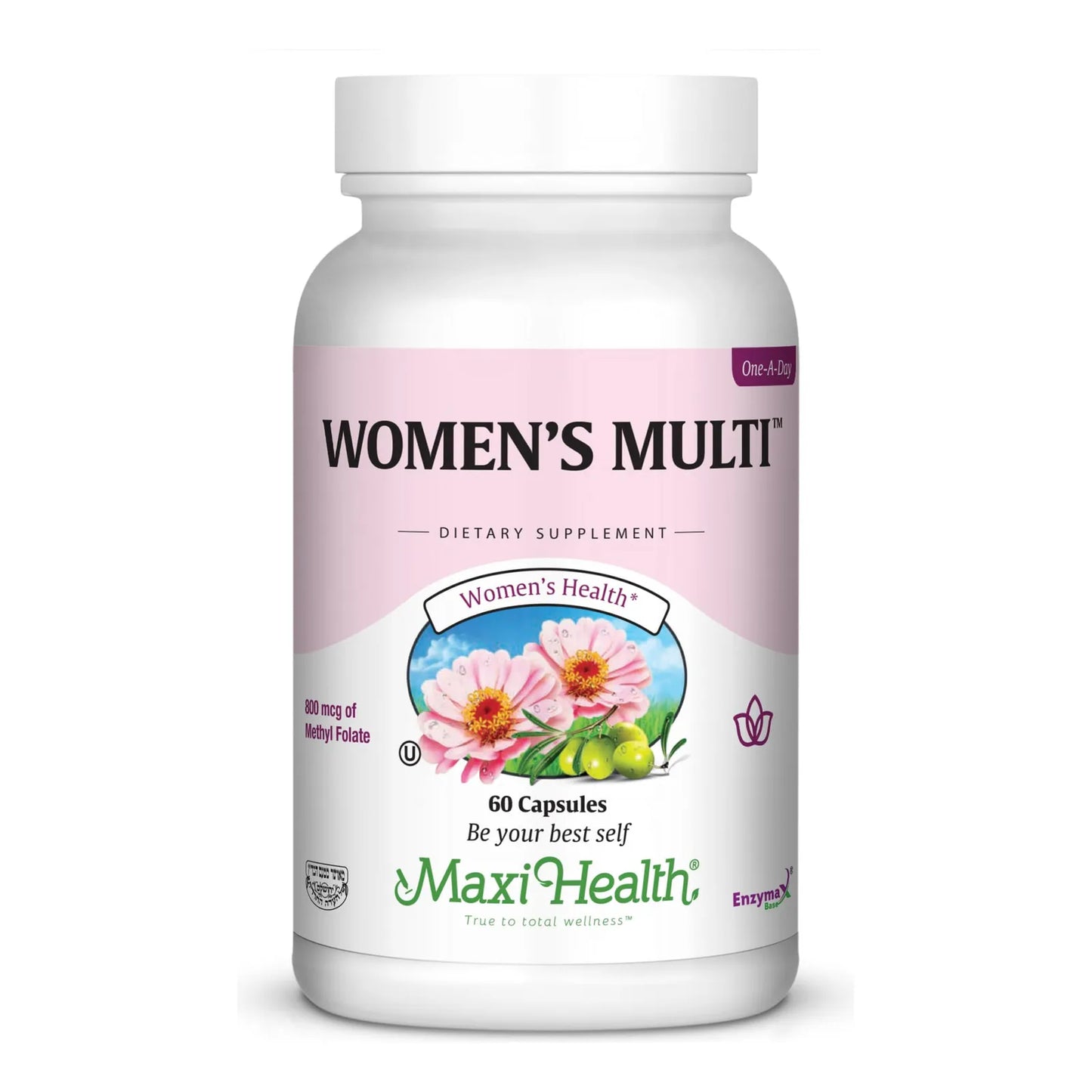 Multivitamina Diaria Femenina 90 Cápsulas Vitaminas A B C D E Calcio Zinc