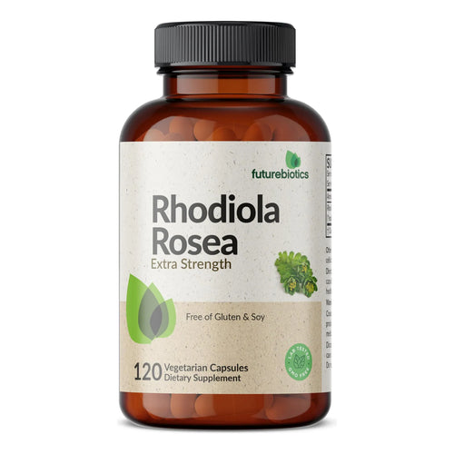Rhodiola Rosea Powder 120 Caps Adaptogenic Herb 500 Mg Veggie Capsules Energy Stress Relief