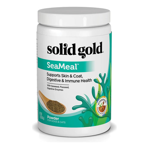Polvo De Algas Omega 3 Vitaminas Y Enzimas Digestivas Para Mascotas 1 Libra