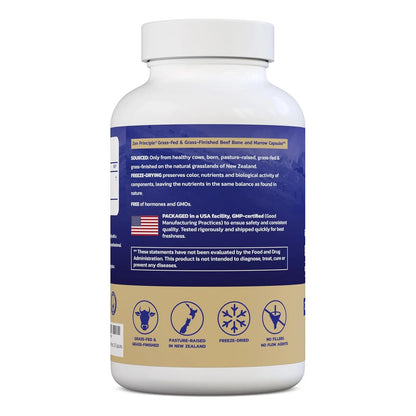 Suplemento De Médula Ósea De Res Alimentada Con Pasto 3300 Mg Piel Y Articulaciones