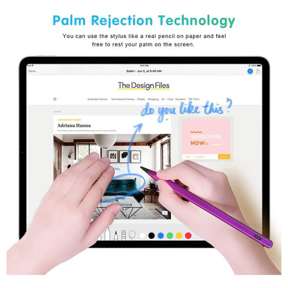 Lápiz Óptico Activo Para iPad 10ª 9ª Generación Rechazo Palma Precisión Píxeles
