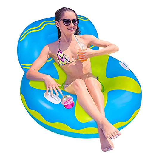Flotador Tumbona Piscina Adultos Hamaca Flotante Inflable PVC Calidad