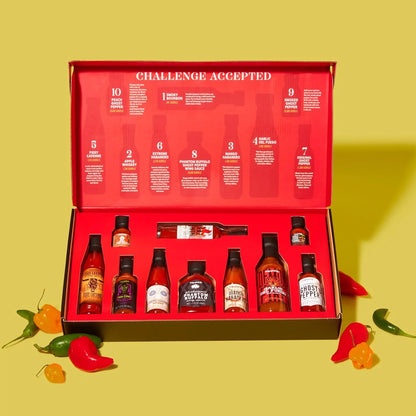 Juego De Regalo Salsa Picante Thoughtfully Regalos 10 Sabores Gourmet