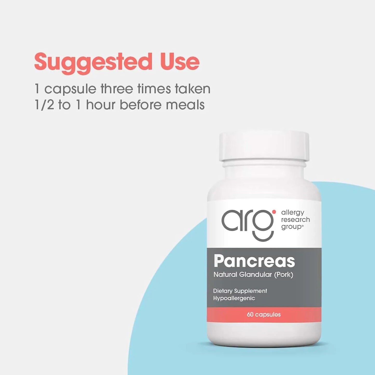 Páncreas Natural Glandular 425 Mg Con Enzimas Digestivas Ami