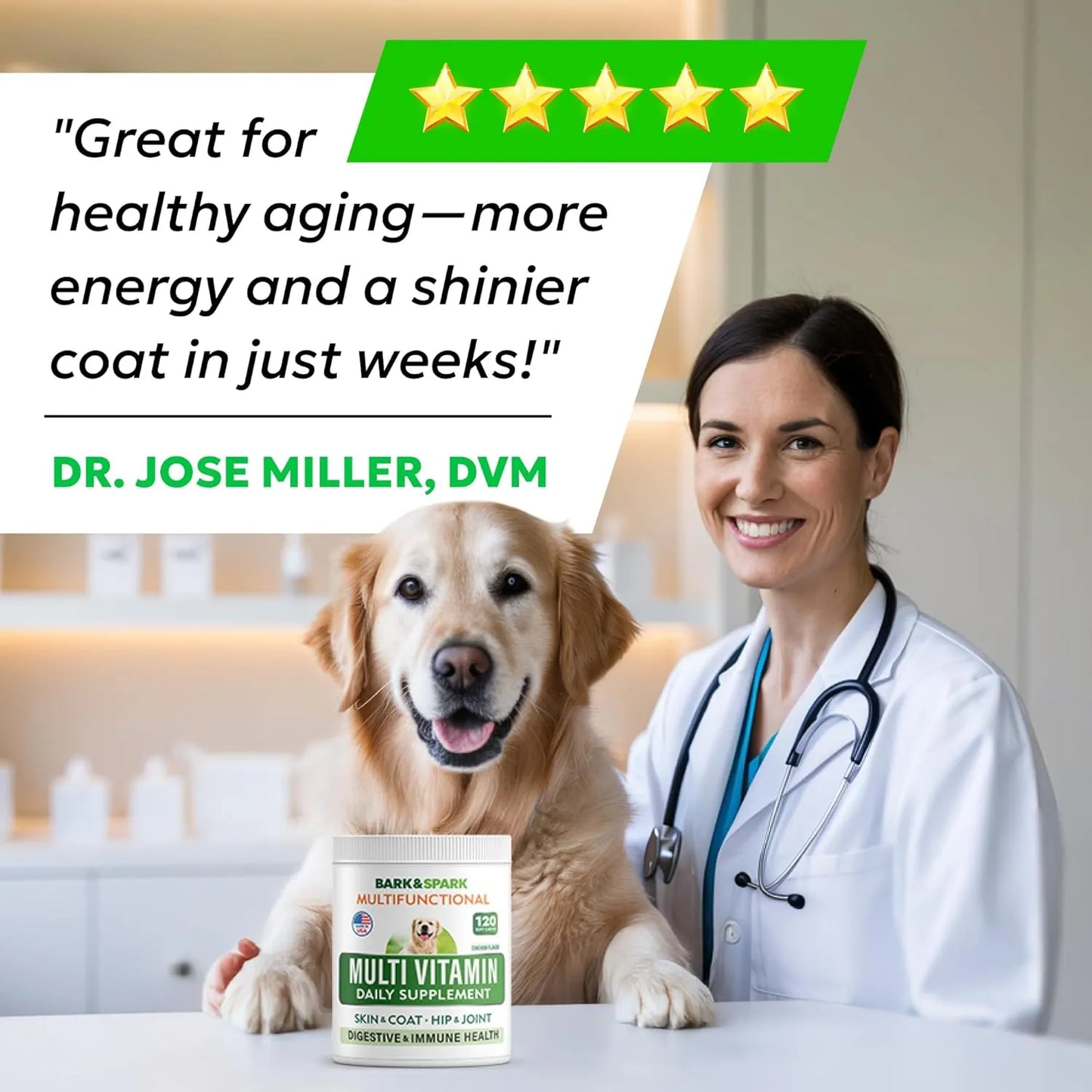 Golosinas Masticables Multivitamínicas Para Perros Con Glucosamina Condroitina Y Omega