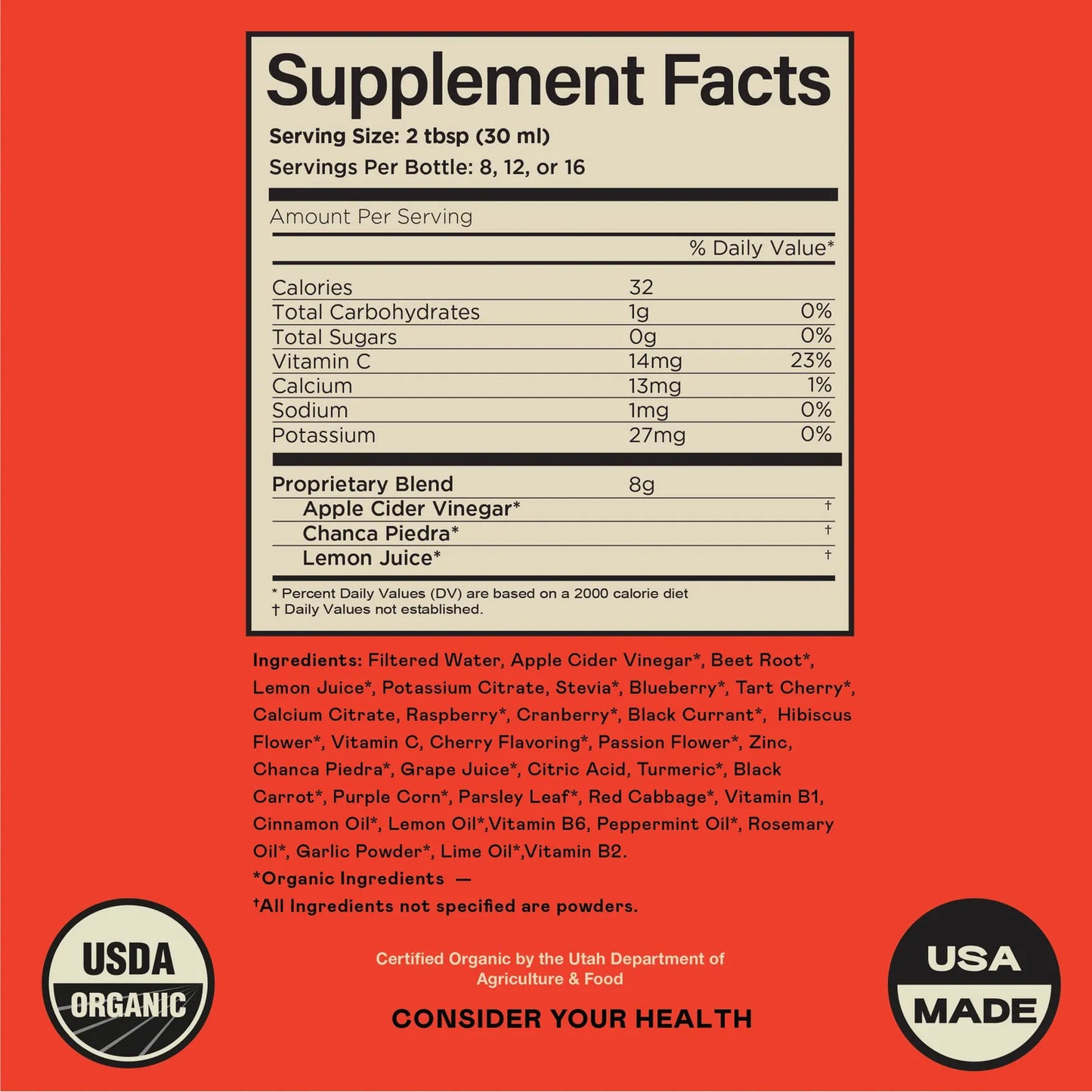 Complete Natural Kidney Suplemento Líquido Renal Desintoxicación Con Ingredientes Orgánicos