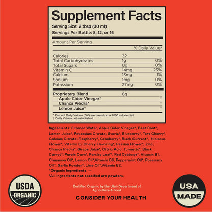 Complete Natural Kidney Suplemento Líquido Renal Desintoxicación Con Ingredientes Orgánicos