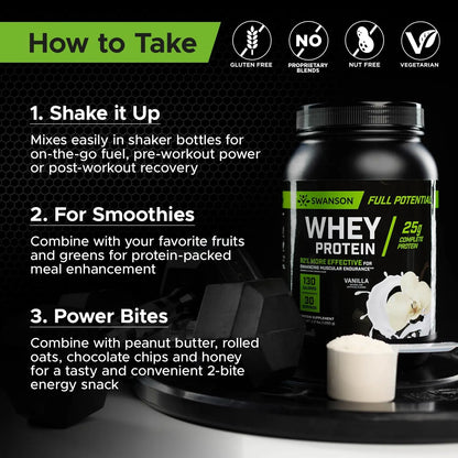 Proteina En Polvo Sabor Chocolate Swanson Para Musculacion Con Velositol