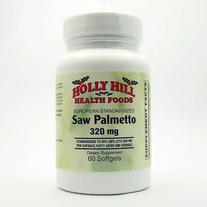 Saw Palmetto Estandarizada Europea 320 Mg 60 Capsulas Suaves Salud Prostatica