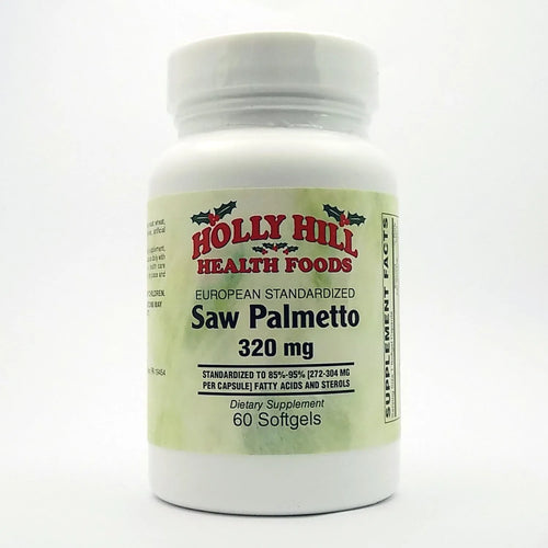 Saw Palmetto Estandarizada Europea 320 Mg 60 Capsulas Suaves Salud Prostatica