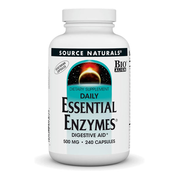 Enzimas Digestivas 500 Mg 240 Cápsulas Vegetarianas Source Naturals
