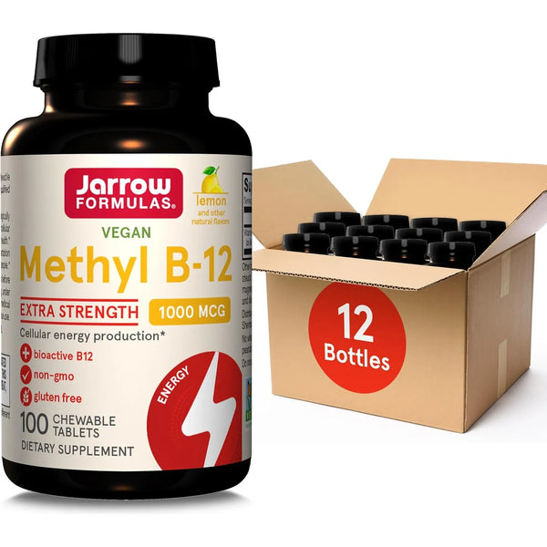 Jarrow Formulas Methyl B 12 1000mcg Tabletas Masticables Sabor Limon Energia Y Salud Cerebral