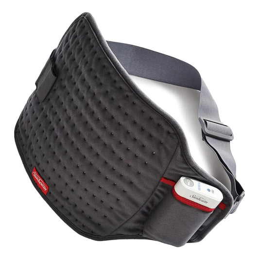 Almohadilla Termica Inalambrica Con Cargador Gris Pizarra Alivio Muscular Sin Cables