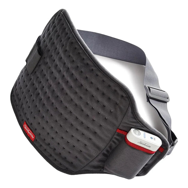 Almohadilla Termica Inalambrica Con Cargador Gris Pizarra Alivio Muscular Sin Cables