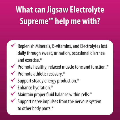 Electrolitos Sabor Bayas En Polvo 60 Paquetes Jigsaw Health Hidratación Energía