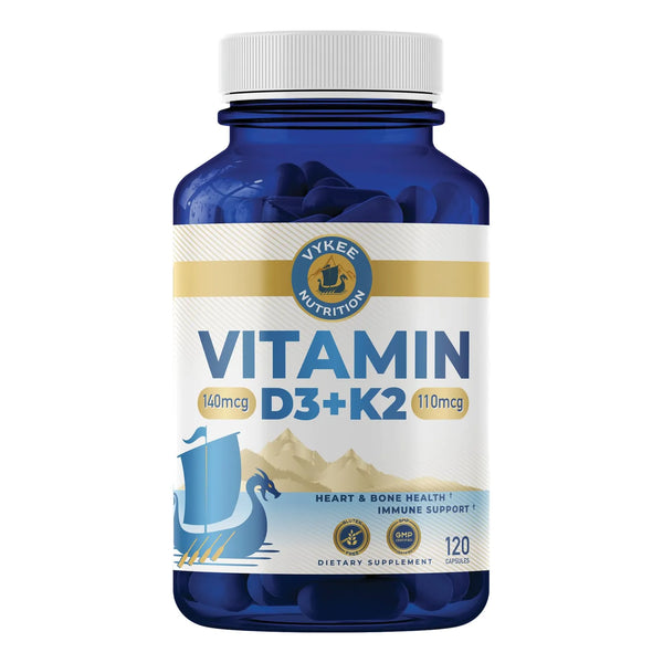 Complejo Vitamina D3 K2 140 Mcg D3 110 Mcg K2 Mk7 120 Capsulas Salud Huesos Corazon