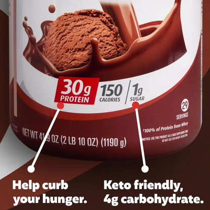 Proteína En Polvo Chocolate 30 Porciones 30 G Proteína Bajo En Azúcar Sin Gluten