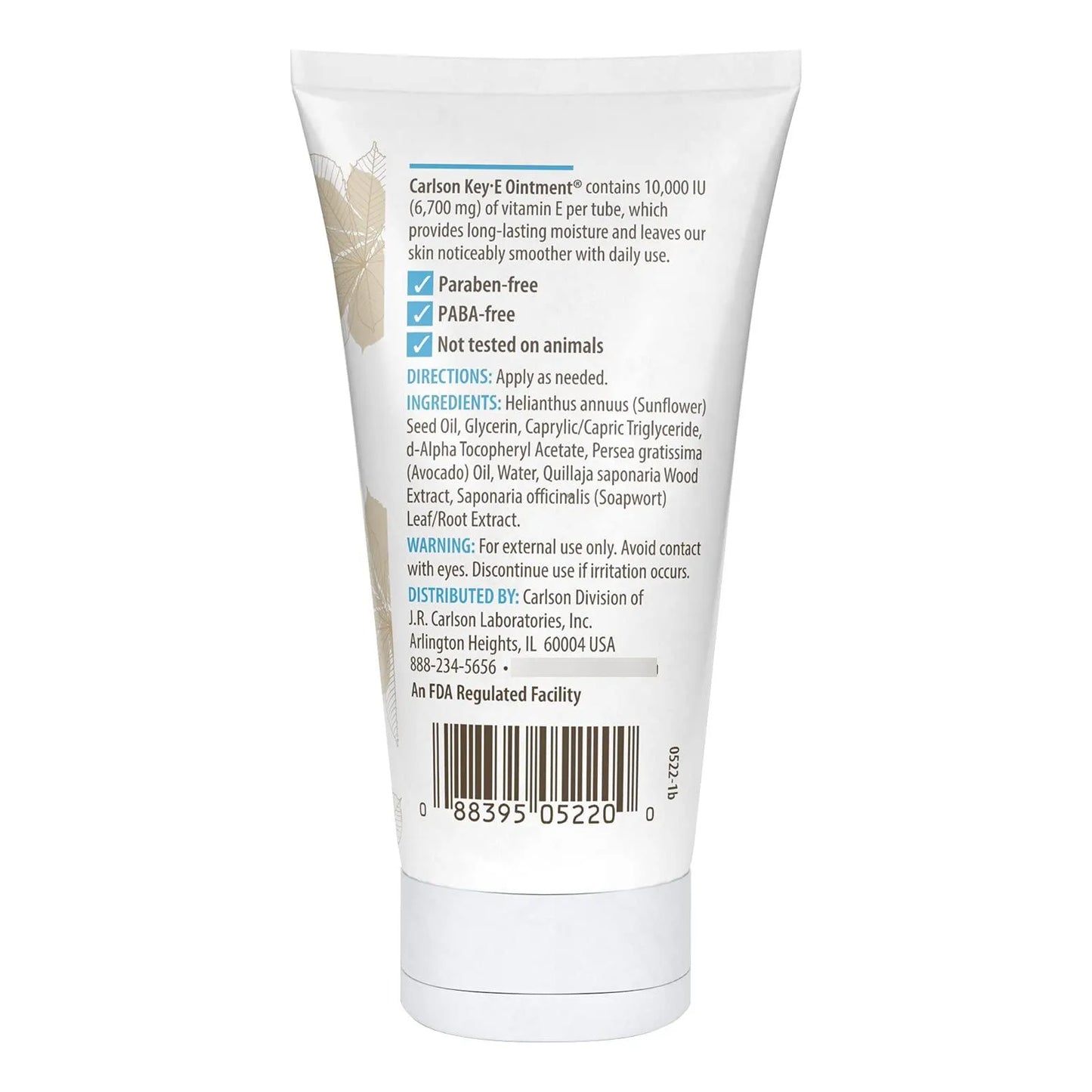 Pomada Key E Hidratante Piel Seca Con Aguacate Vitamina E 2 Oz