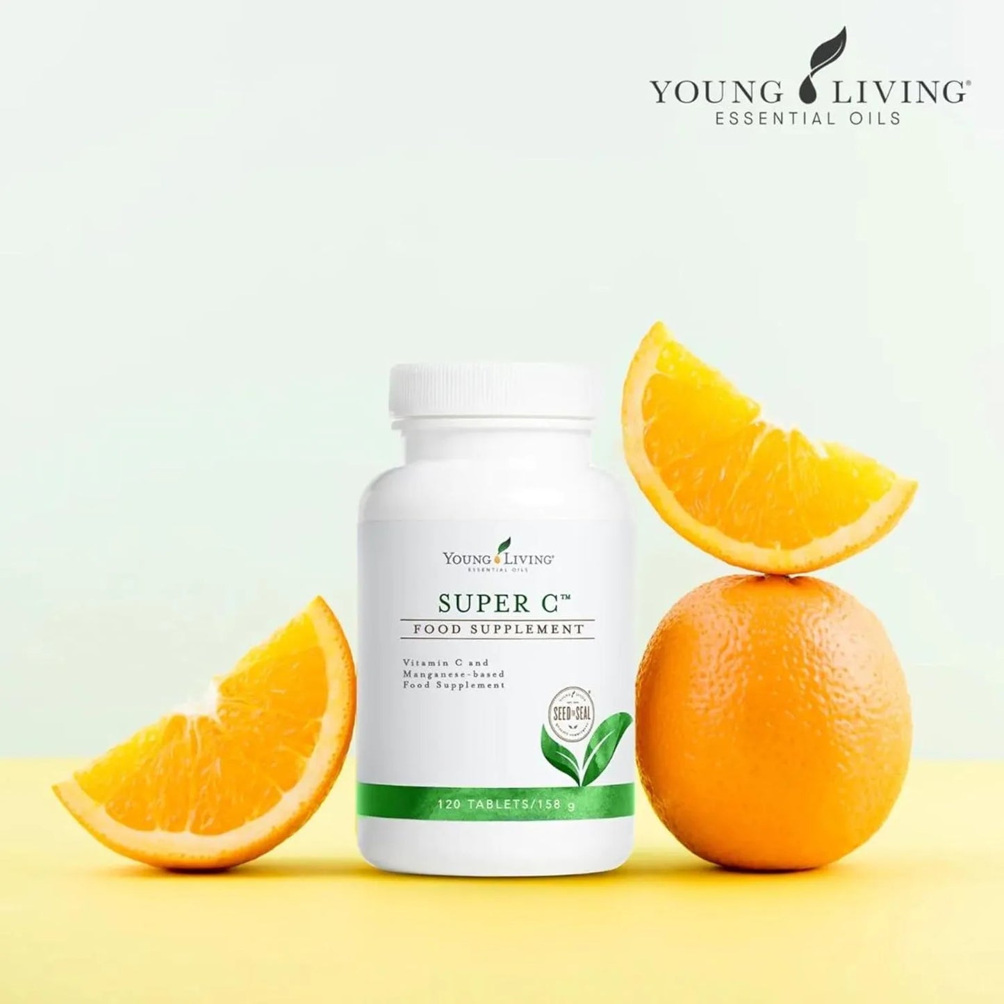 Tabletas Super C 120 Unidades Vitamina C Antioxidante Young Living
