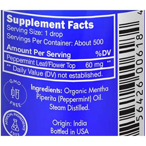 Aceite Esencial De Menta Puro 30ml Grado Alimenticio Para Digestión Y Bienestar