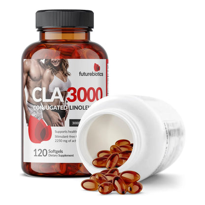 CLA 3000 Extra High Potency 120 Cápsulas Ácido Linoleico Conjugado Sin OMG
