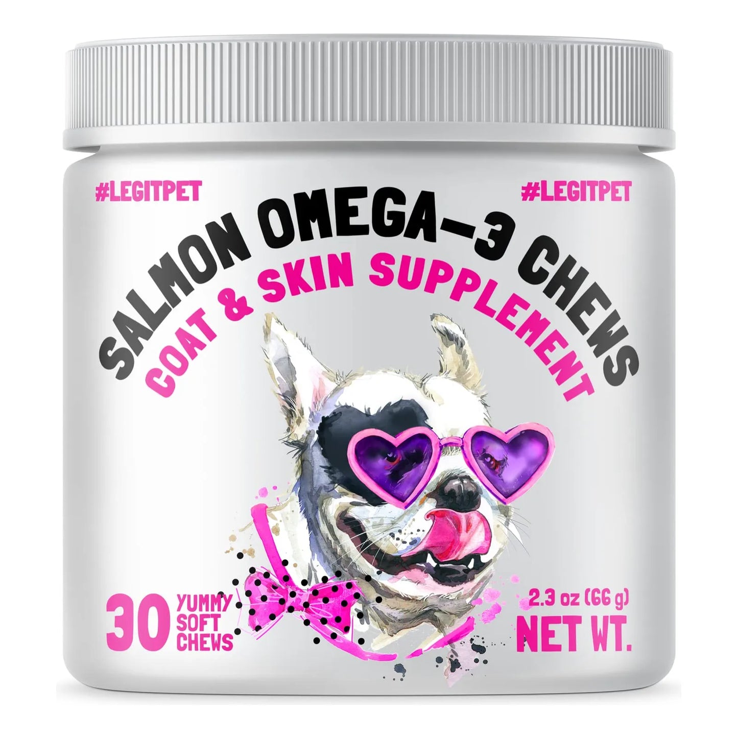 Omega 3 Alaskan Salmon Oil Treats For Dogs Suplemento Para Piel Articulaciones Y Pelaje 30 Masticables