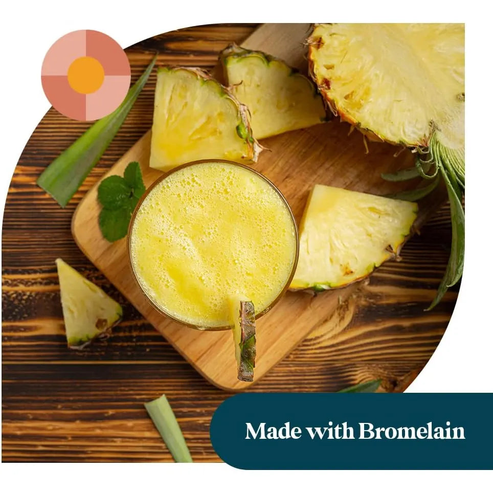 Quercetina Con Bromelina 60 Cápsulas Apoyo Inmunológico Y Salud Celular