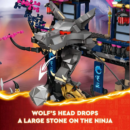 Máscara De Lobo Lego Ninjago Con 8 Figuras Juego De Acción Y Construcción