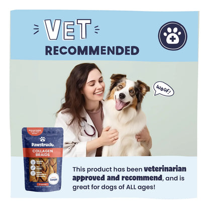 Trenzas De Colágeno Masticables Para Perros Golosinas Dentales Y Articulares