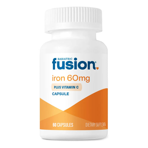 Suplemento De Hierro 60 Mg Con Vitamina C Capsulas Faciles De Tragar Sin Alergenos