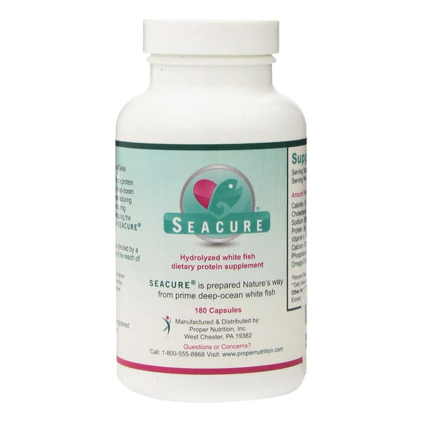 Capsulas De Proteina Marina Seacure 180 Unidades Salud Digestiva Nutricion Adecuada