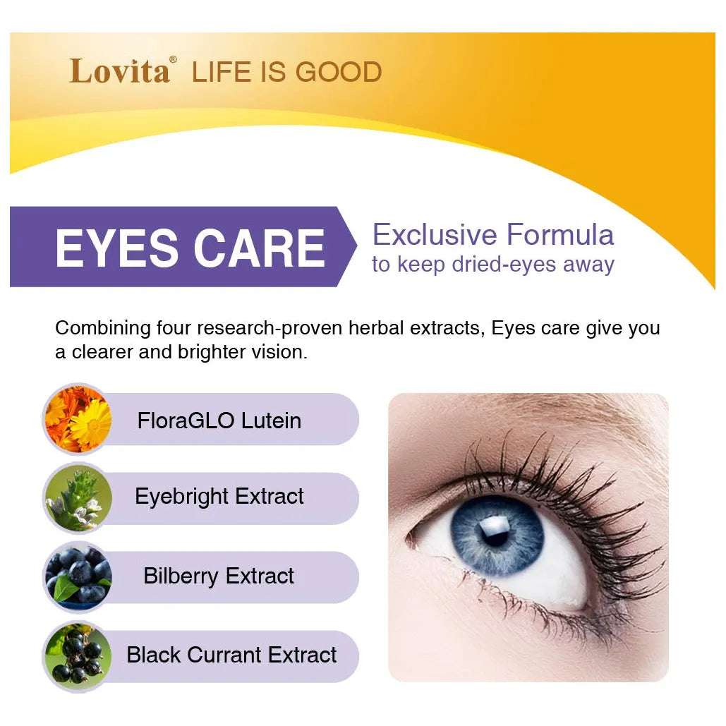 Vitamina Ocular Luteína Floraglo Grosella Negra 60 Cápsulas Vegetarianas