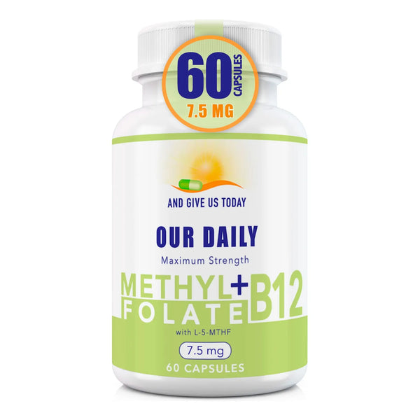 L Metilfolato 7 5 Mg Con Vitamina B12 1000 Mcg 60 Capsulas Metiladas Energia Y Memoria